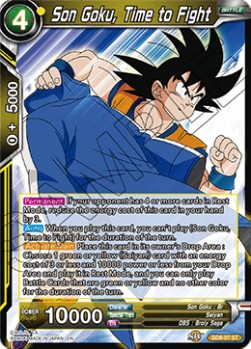 Son Goku, Time to Fight - Starter Deck: Rising Broly