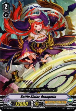Battle Sister, Orangette [V Format] (V.1 - Common) - Trial Deck: Misaki Tokura