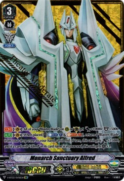 Monarch Sanctuary Alfred [V Format] (V.2 - Special Vanguard Rare) - Miyaji Academy CF Club