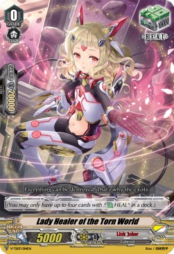 Lady Healer of the Torn World [V Format] (V.1 - Common) - Trial Deck: Kouji Ibuki
