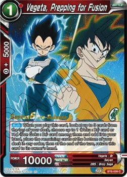 Vegeta, Prepping for Fusion - Series 6 Pre-Release Promos