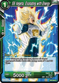 SS Vegeta, Exploding with Energy - Series 6 Pre-Release Promos