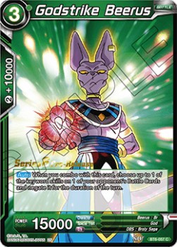 Godstrike Beerus - Series 6 Pre-Release Promos