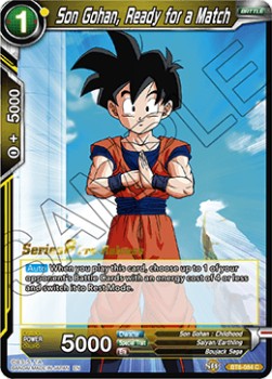 Son Gohan, Ready for a Match - Series 6 Pre-Release Promos