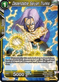 Dependable Saiyan Trunks - Series 6 Pre-Release Promos