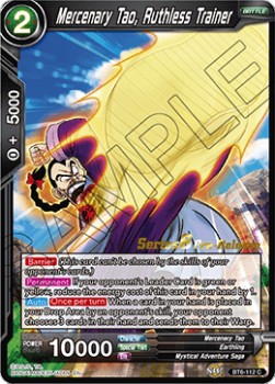 Mercenary Tao, Ruthless Trainer - Series 6 Pre-Release Promos