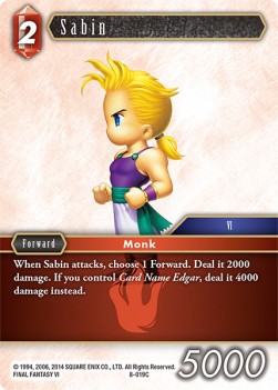 Sabin (8-019) - Opus VIII