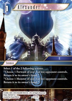 Alexander (8-111) - Opus VIII