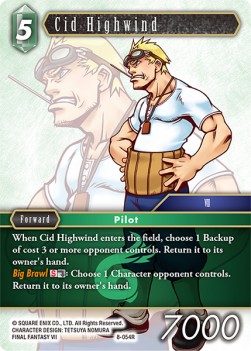 Cid Highwind (8-054) - Opus VIII