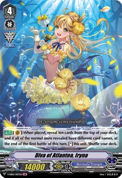 Diva of Atlantea, Iryna [V Format] (V.1 - Legend Idol Rare) - Primary Melody