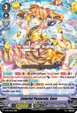 Colorful Pastorale, Caro [V Format] (V.1 - Vanguard Rare) - Primary Melody