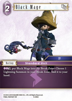 Black Mage (8-095) - Opus VIII