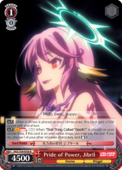 Pride of Power, Jibril (V.1 - Rare) - No Game No Life