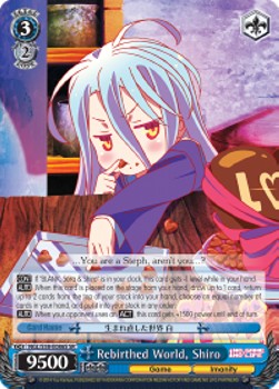 Rebirthed World, Shiro (V.2 - Super Rare) - No Game No Life