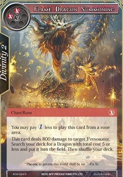 Flame Dragon Summoning - Awakening of the Ancients