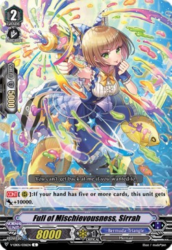 Full of Mischievousness, Sirrah [V Format] - Primary Melody