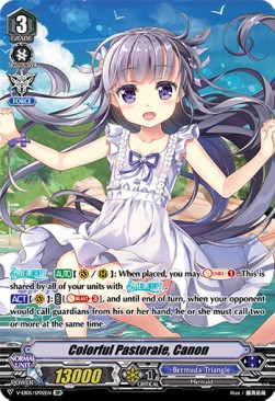 Colorful Pastorale, Canon [V Format] (V.3 - Special Parallel) - Primary Melody