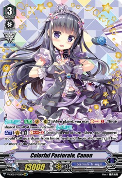 Colorful Pastorale, Canon [V Format] (V.2 - Special Vanguard Rare) - Primary Melody