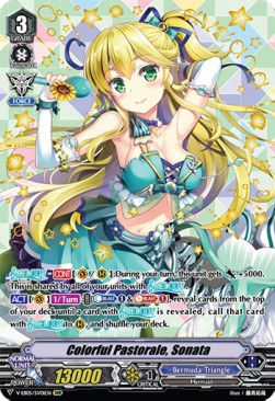 Colorful Pastorale, Sonata [V Format] (V.2 - Special Vanguard Rare) - Primary Melody