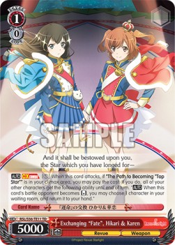 Exchanging "Fate", Hikari & Karen (V.1 - Trial Deck) - Revue Starlight