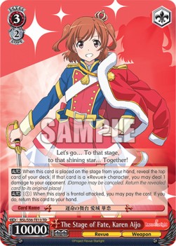 The Stage of Fate, Karen Aijo (V.1 - Trial Deck) - Revue Starlight