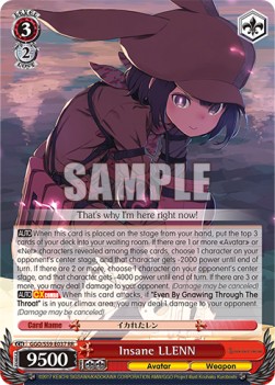 Insane LLENN (V.1 - Double Rare) - Gun Gale Online