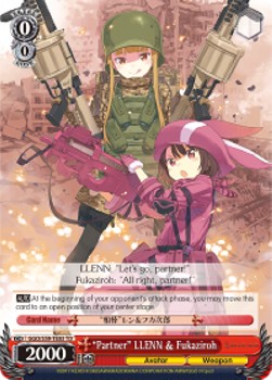 "Partner" LLENN & Fukaziroh (V.1 - Trial Deck) - Gun Gale Online