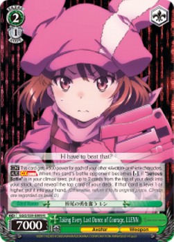 Taking Every Last Ounce of Courage, LLENN (V.1 - Rare) - Gun Gale Online