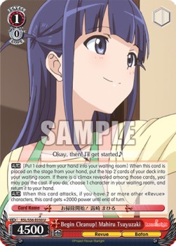 Begin Cleanup! Mahiru Tsuyuzaki - Revue Starlight