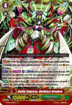 Guilty Empress, Darkface Gredora [V Format] (V.1 - Triple Rare) - Premium Collection 2019