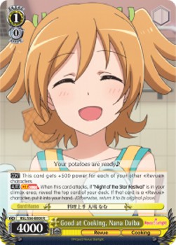 Good at Cooking, Nana Daiba (V.1 - Rare) - Revue Starlight