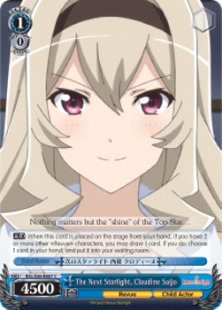 The Next Starlight, Claudine Saijo - Revue Starlight