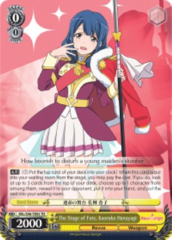 The Stage of Fate, Kaoruko Hanayagi (V.1 - Trial Deck) - Revue Starlight