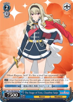 The Stage of Fate, Claudine Saijo (V.1 - Trial Deck) - Revue Starlight