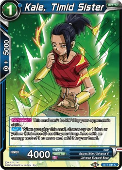 Kale, Timid Sister - Assault of the Saiyans