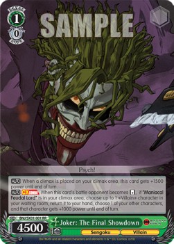 Joker: The Final Showdown (V.1 - Double Rare) - Batman Ninja