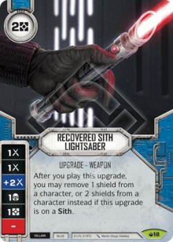 Recovered Sith Lightsaber - Spark of Hope