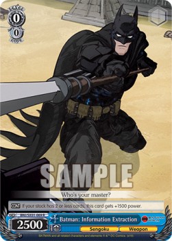Batman: Information Extraction - Batman Ninja