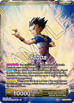Cabba // Vegeta & Cabba, Master & Pupil - Expert Deck: Universe 6 Assailants