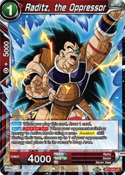Raditz, the Oppressor - Series 7 Pre-Release Promos