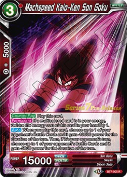 Machspeed Kaio-Ken Son Goku - Series 7 Pre-Release Promos