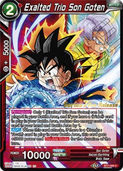 Exalted Trio Son Goten - Series 7 Pre-Release Promos