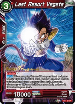 Last Resort Vegeta - Series 7 Pre-Release Promos