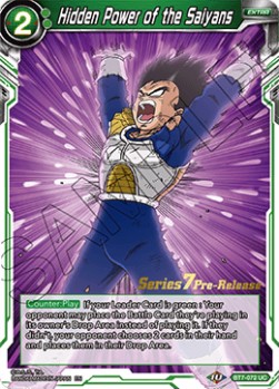 Hidden Power of the Saiyans - Series 7 Pre-Release Promos