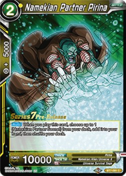 Namekian Partner Pirina - Series 7 Pre-Release Promos