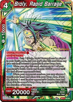 Broly, Rapid Barrage - Series 7 Pre-Release Promos