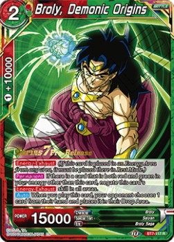 Broly, Demonic Origins - Series 7 Pre-Release Promos