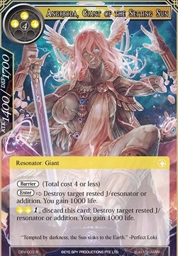 Angrboda, Giant of the Setting Sun - The Decisive Battle of Valhalla