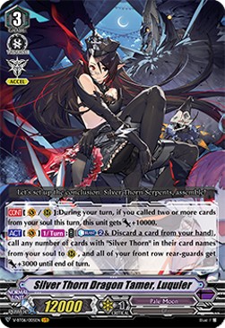 Silver Thorn Dragon Tamer, Luquier [V Format] (V.1 - Vanguard Rare) - Phantasmal Steed Restoration