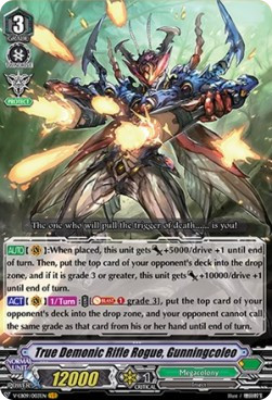 True Demonic Rifle Rogue, Gunningcoleo [V Format] (V.1 - Vanguard Rare) - The Raging Tactics